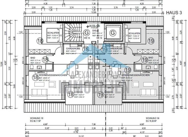 Wohnung zum Kauf - Erstbezug 264.000 € 2 Zimmer 56 m² Oberkaufungen Kaufungen / Oberkaufungen 34260