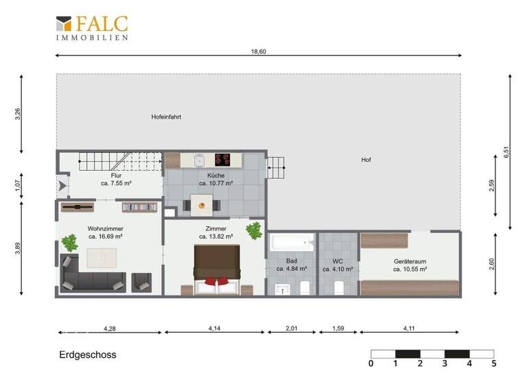 Reihenmittelhaus zum Kauf 269.000 € 5 Zimmer 125 m² 186 m² Grundstück Östringen 76684