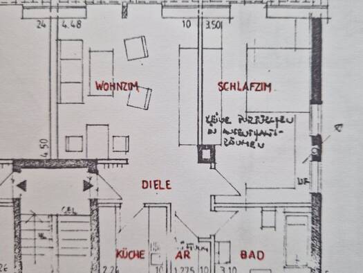 Wohnung zur Miete 440 € 2 Zimmer 58 m² Geschoss 2/3 frei ab 01.11.2026 Burgfarrnbach Fürth 90768
