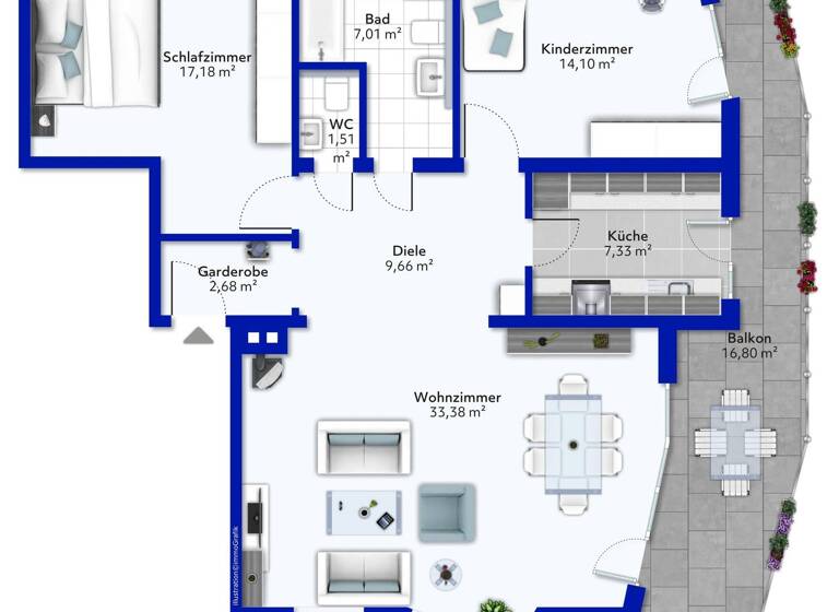 Wohnung zum Kauf 399.000 € 3 Zimmer 100,3 m²<br/>Wohnfläche Königstein Königstein 61462