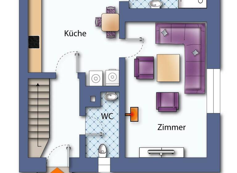 Doppelhaushälfte zum Kauf 109.900 € 4 Zimmer 75 m² 70 m² Grundstück Schloßberg Bopfingen 73441