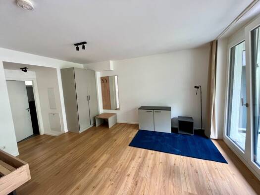 Terrassenwohnung zur Miete 680 € 1 Zimmer 42 m² EG frei ab sofort Am historischen Lokschuppen 12 Innenstadt Fürth 90762