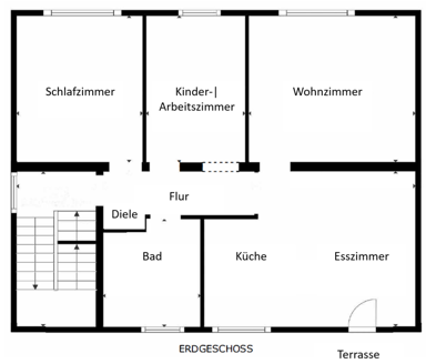 Wohnung zur Miete 1.176 € 3,5 Zimmer 84 m² EG frei ab sofort Wittershausen Vöhringen 72189