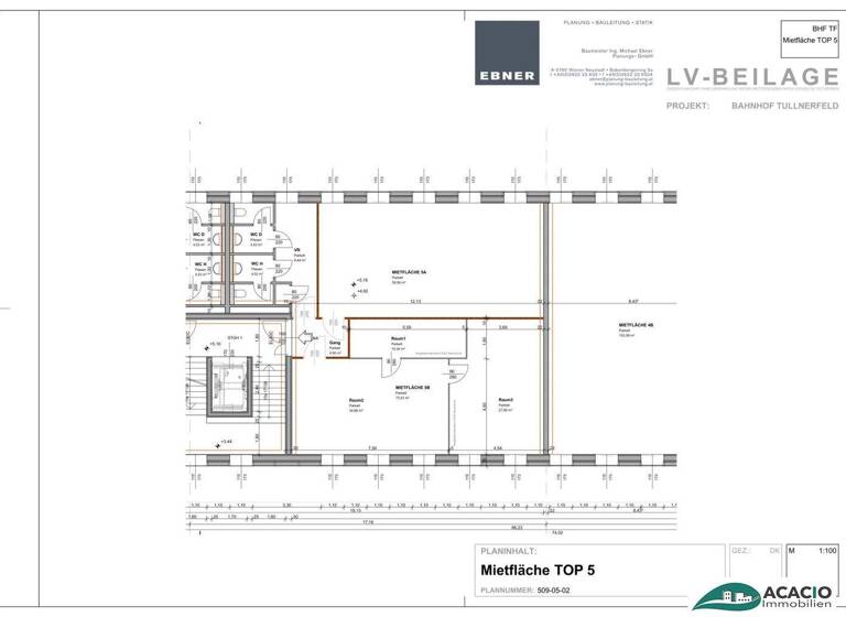 Büro zur Miete 768 € 59,6 m² Bürofläche Pixendorf 3451