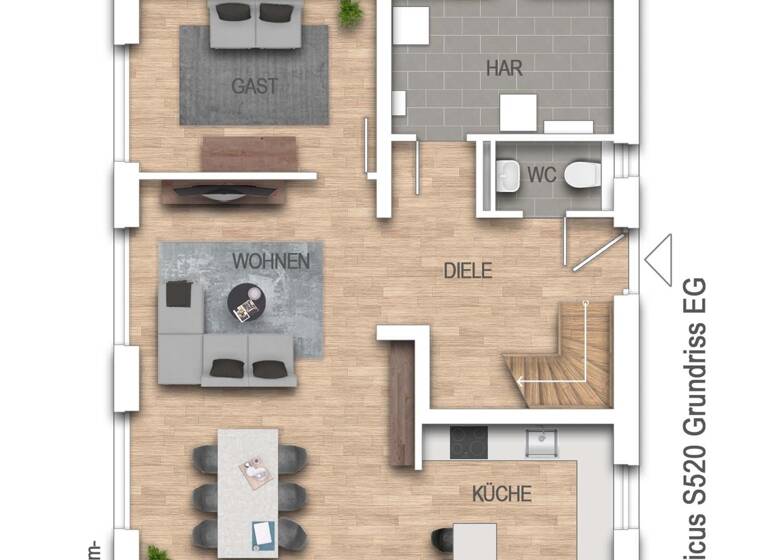 Einfamilienhaus zum Kauf 549.400 € 5 Zimmer 139 m² 1.050 m² Grundstück Elmenhorst 23869