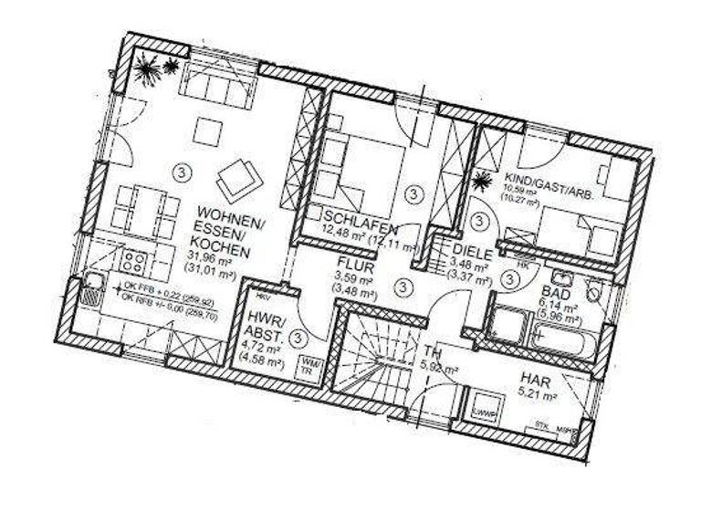 Wohnung zum Kauf - Erstbezug 398.712 € 3,5 Zimmer 74,6 m² EG Ittenbach Königswinter 53639