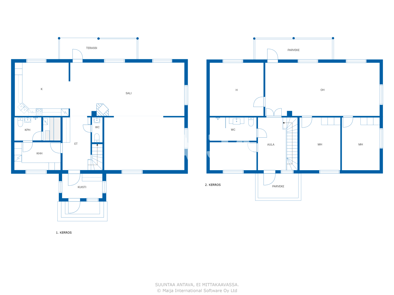 Einfamilienhaus zum Kauf 165.000 € 7 Zimmer 238,5 m²<br/>Wohnfläche 1.600 m²<br/>Grundstück Rautamäentie 2 Vaasa 66500