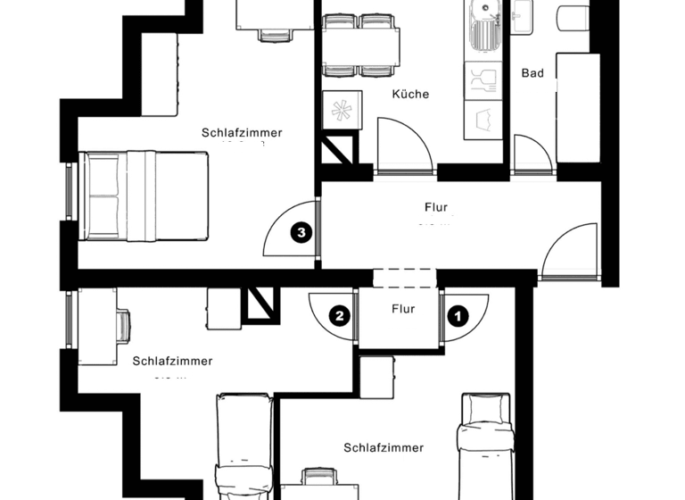 WG-Zimmer zur Miete 500 € 1 Zimmer 15 m² 3. Geschoss frei ab 01.05.2026 Engelsruhe 30 Unterliederbach Frankfurt am Main 65929
