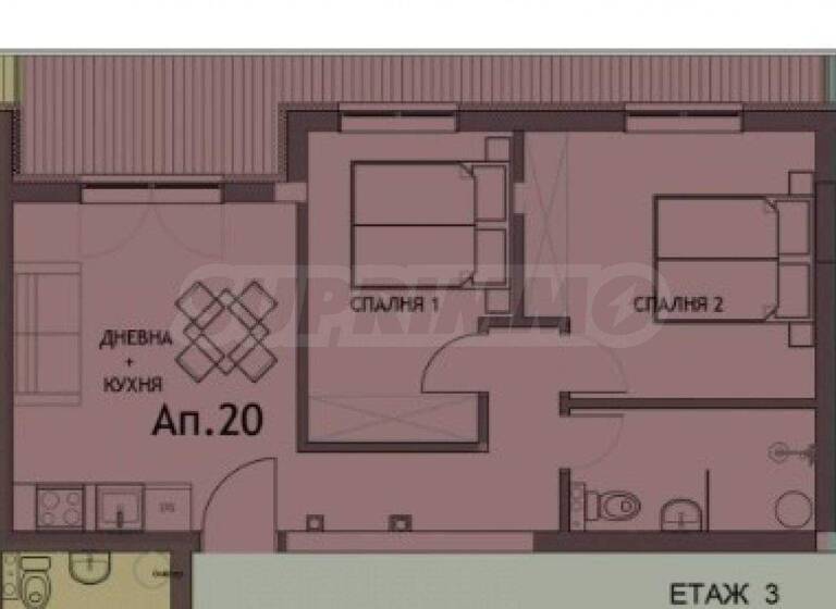 Studio zum Kauf 107.706 € 3 Zimmer 74,3 m² Sozopol