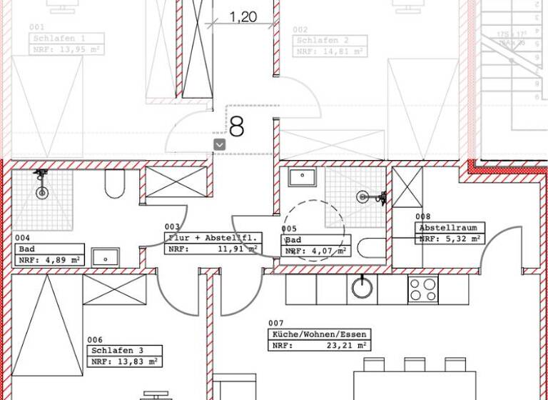 Wohnung zur Miete 325 € 2 Zimmer 13,8 m² 1. Geschoss Darme Lingen 49809