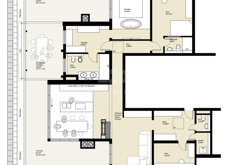 Penthouse zum Kauf 998.000 € 5,5 Zimmer 145 m²<br/>Wohnfläche 6.<br/>Geschoss Fischbach Friedrichshafen 88048