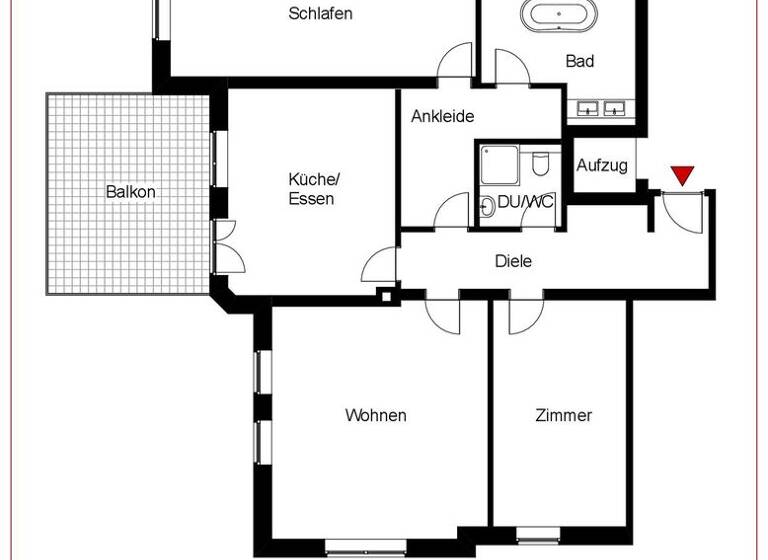 Wohnung zum Kauf - Erstbezug 1.363.000 € 3 Zimmer 141 m² 1. Geschoss Weststadt Karlsruhe 76133