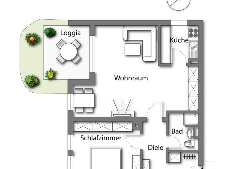 Wohnung zum Kauf 298.000 € 2 Zimmer 64,7 m² EG Bad Reichenhall 83435