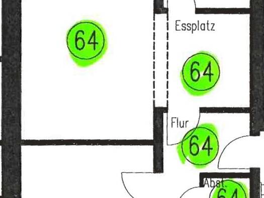 Wohnung zur Miete 500 € 2 Zimmer 61 m² Geschoss 2/4 Arbergen Bremen 28307