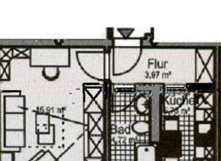 Studio zur Miete 185 € 1 Zimmer 30,4 m² 1. Geschoss frei ab sofort Ebersdorfer Str. 39 we14 Ebersdorf Chemnitz 09131