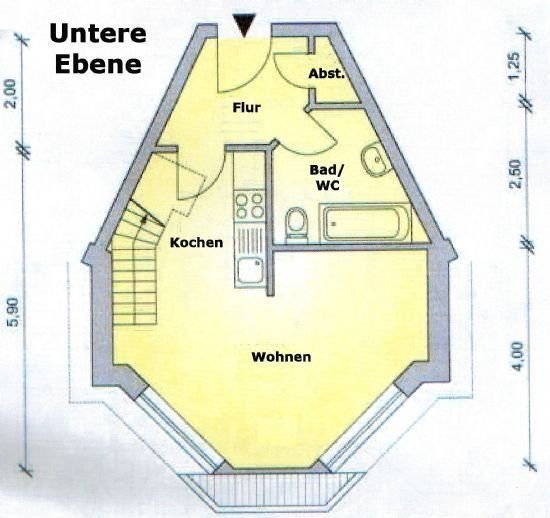 Wohnung zur Miete 485 € 1,5 Zimmer 45 m²<br/>Wohnfläche 1.<br/>Geschoss Elstorf Neu Wulmstorf 21629