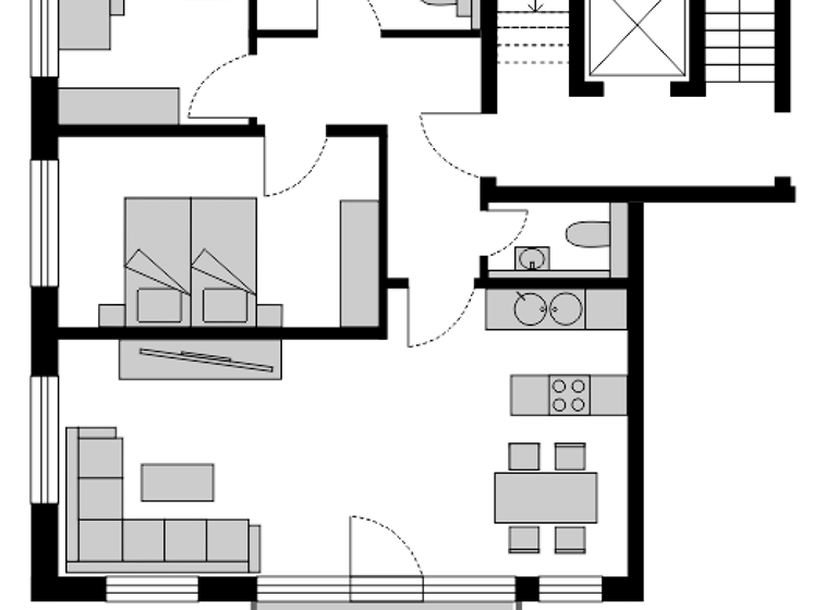 Wohnung zum Kauf - Erstbezug provisionsfrei 360.000 € 3 Zimmer 85,8 m² 1. Geschoss Lisbühl 9 Todtnau 79674