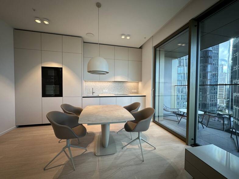 Wohnung zur Miete 2.870 € 2 Zimmer 52,1 m² 13. Geschoss Innenstadt Frankfurt am Main 60315