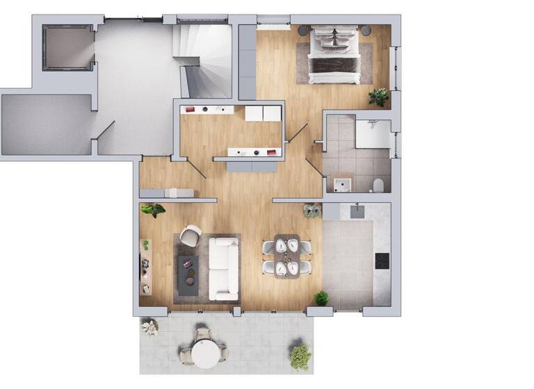 Wohnung zum Kauf provisionsfrei 284.900 € 2 Zimmer 74,8 m² EG Mennighüffen Löhne 32584