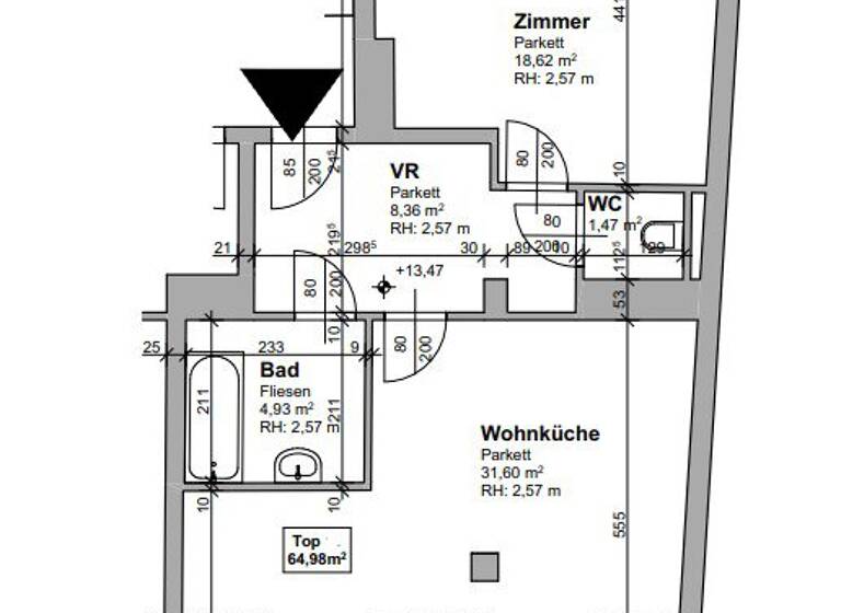Wohnung zum Kauf - Erstbezug provisionsfrei 249.000 € 3 Zimmer Strauchergasse Lend Graz 8020