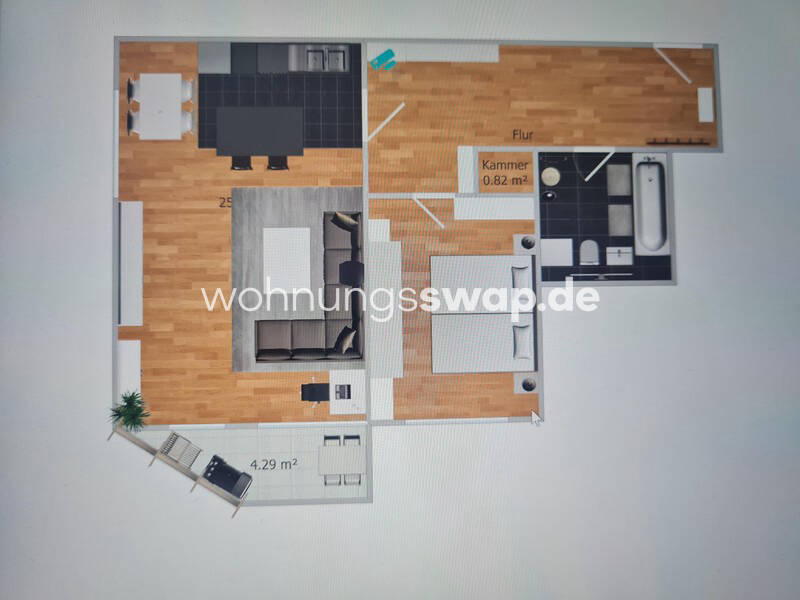 Studio zur Miete · Tauschwohnung