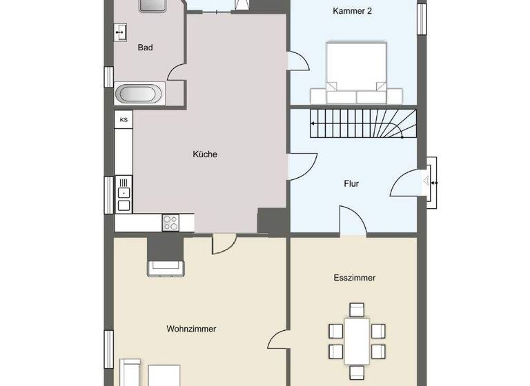 Einfamilienhaus zum Kauf 90.000 € 5 Zimmer 143 m² 2.641 m² Grundstück Röcknitz Thallwitz 04808
