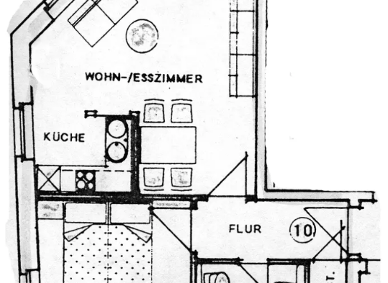 Wohnung zum Kauf 135.000 € 2 Zimmer 44,2 m²<br/>Wohnfläche 2.<br/>Geschoss Gohlis-Süd Leipzig 04155