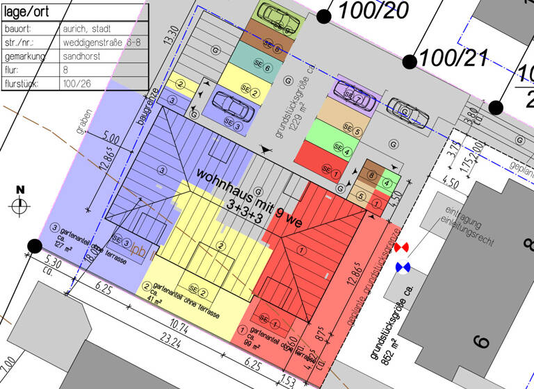 Wohnung zum Kauf - Erstbezug 221.000 € 2 Zimmer 53,5 m² 2. Geschoss Sandhorst Aurich 26603