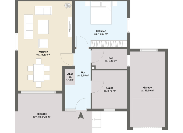 Einfamilienhaus zum Kauf 399.000 € 4 Zimmer 117 m² 570 m² Grundstück Hausen-Arnsbach Neu-Anspach 61267