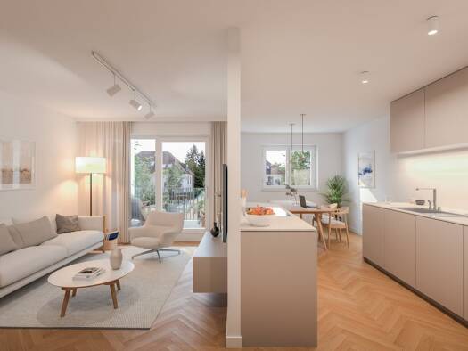 Wohnung zum Kauf - Neubau provisionsfrei 639.900 € 2 Zimmer 57,9 m² 1. Geschoss Würmtalstraße 79 Hadern München 81375