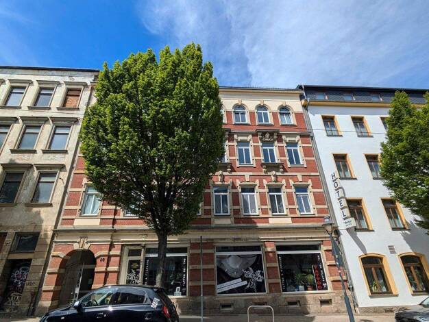 Wohnung zur Miete 520 € 3 Zimmer 86,9 m² 2. Geschoss Bahnhofstr. 60 Bahnhofsvorstadt Zwickau 08056