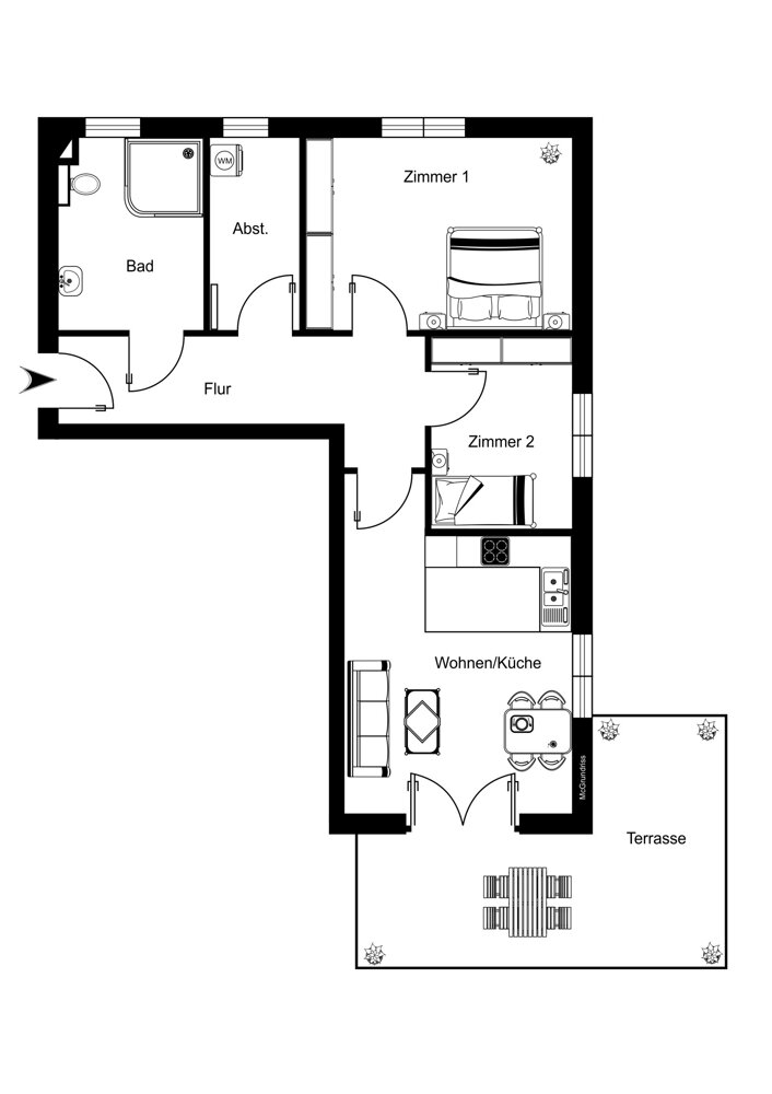 Wohnung zur Miete 875 € 3 Zimmer 90,1 m²<br/>Wohnfläche 01.02.2025<br/>Verfügbarkeit Klein Bünstorf Bad Bevensen / Medingen 29549