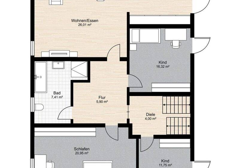 Einfamilienhaus zum Kauf 360.000 € 8 Zimmer 225 m² 325 m² Grundstück Bürstadt 68642