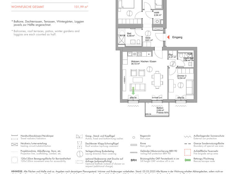 Wohnung zum Kauf 835.000 € 4 Zimmer 102 m²<br/>Wohnfläche 1.<br/>Geschoss Schwedische Allee 31 Krampnitz Potsdam 14476