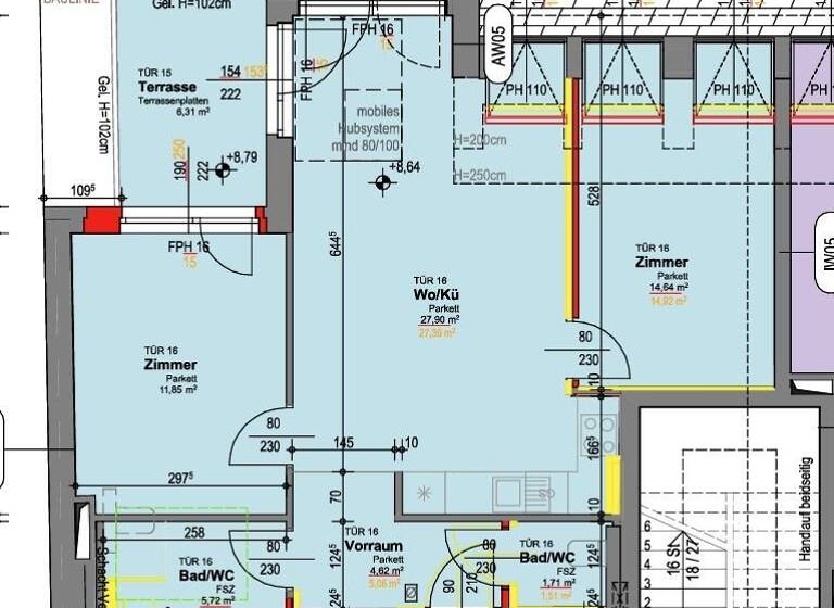 Wohnung zum Kauf - Erstbezug 369.000 € 3 Zimmer 66,4 m² frei ab sofort Esslinger Hauptstrasse 42 Wien(Stadt) 1220