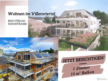 Terrassenwohnung zum Kauf provisionsfrei 362.130 € 3 Zimmer 59,3 m² 1. Geschoss Bad Vöslau 2540