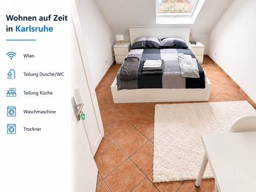 WG-Zimmer zur Miete auf Zeit 600 € 18 m² frei ab 15.03.2027 Hohenbergstraße Wolfartsweier Wolfartsweier 76228