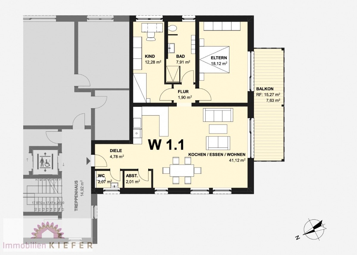 Wohnung zum Kauf provisionsfrei 368.000 € 3 Zimmer 97,8 m²<br/>Wohnfläche 2.<br/>Geschoss Tawern Tawern 54456