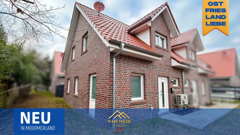 Doppelhaushälfte zum Kauf 328.500 € 4 Zimmer 91,1 m² 197 m² Grundstück frei ab sofort Warsingsfehn Moormerland 26802