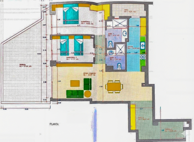 Wohnung zum Kauf 1.320.000 € 2 Zimmer 150 m² Palma de Mallorca 07014