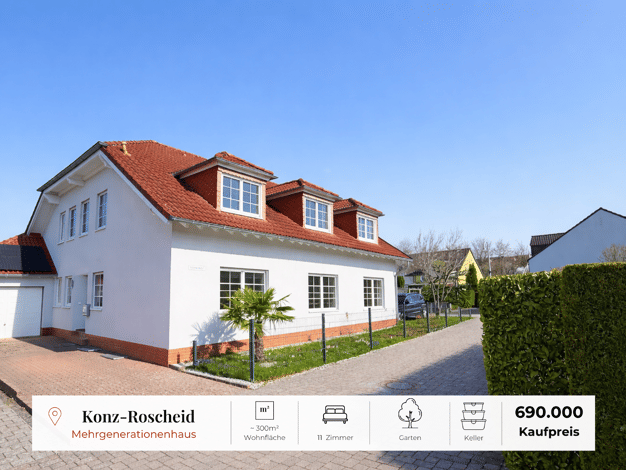 Mehrfamilienhaus zum Kauf 690.000 € 11 Zimmer 300 m² Konz Konz 54329