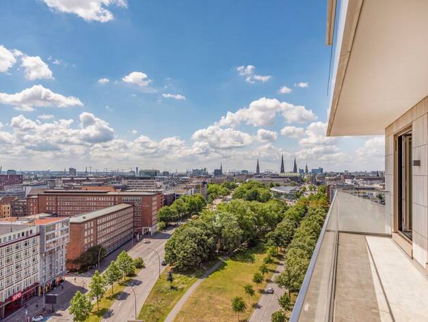 Wohnung zur Miete 2.000 € 3 Zimmer 95 m² St. Georg Hamburg 20099