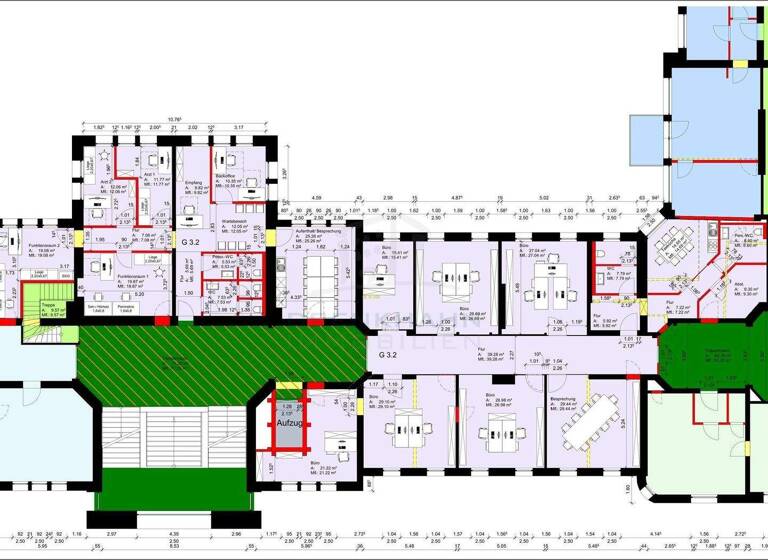 Büro zur Miete - Erstbezug 14 € 484,7 m² Bürofläche teilbar ab 167,8 m² Zum Bahnhof 15 Paulsstadt Schwerin 19053