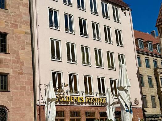 Studio zur Miete 520 € 1 Zimmer 30 m² 5. Geschoss frei ab sofort Halbwachsengässchen1/Glöckleinsgasse2 Lorenz Nürnberg 90403