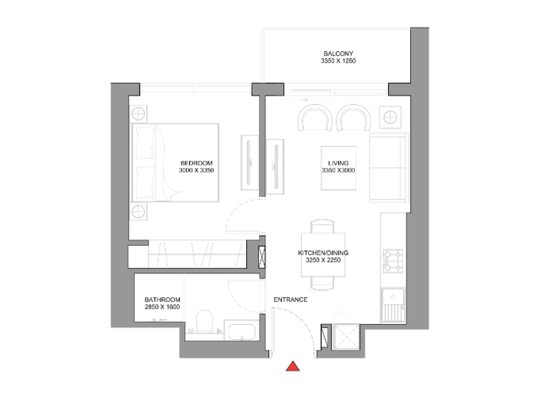 Wohnung zum Kauf - Erstbezug provisionsfrei 1.600.000 € 2 Zimmer 46,6 m² Dubai