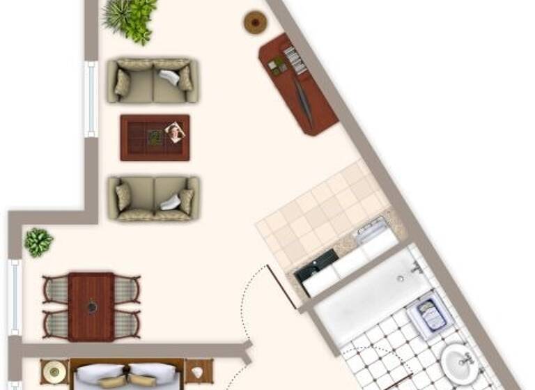 Wohnung zum Kauf 60.000 € 2 Zimmer 49,4 m²<br/>Wohnfläche Silberhofviertel Freiberg 09599