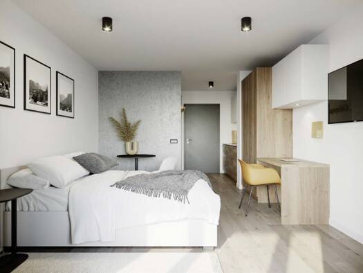 Wohnung zur Miete 570 € 1 Zimmer 25,4 m² Geschoss 2/3 frei ab 01.04.2026 Kumpfmühl-Ziegetsdorf-Neuprüll Regensburg 93051