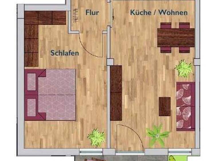 Wohnung zur Miete 695 € 2 Zimmer 65,3 m² Arnsdorf 01477