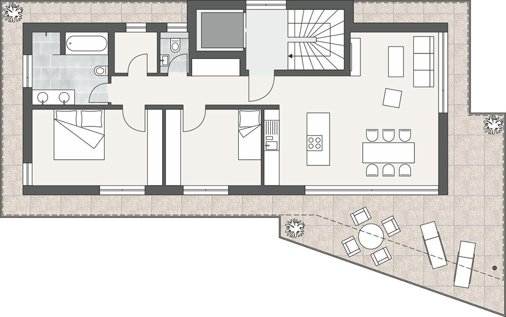 Penthouse zum Kauf 1.142.000 € 3 Zimmer 115 m²<br/>Wohnfläche Überlingen Überlingen 88662