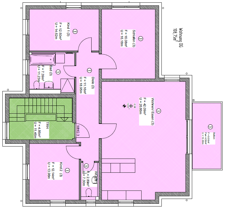 Wohnung zur Miete 1.240 € 4 Zimmer 109 m²<br/>Wohnfläche 1.<br/>Geschoss ab sofort<br/>Verfügbarkeit Crispenhofer Straße 7 Weißbach Weißbach 74679